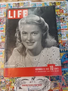 Life Magazine - November 12, 1945 Ingrid Bergman - Picture 1 of 3