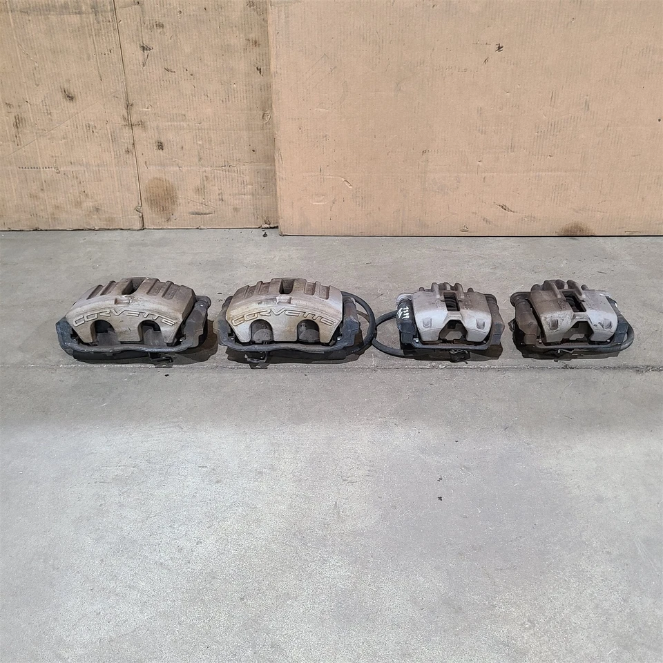 05-13 Corvette C6 Pbr Brake Calipers Front & Rear Set Base Model Aa7399 - Image 1 of 4