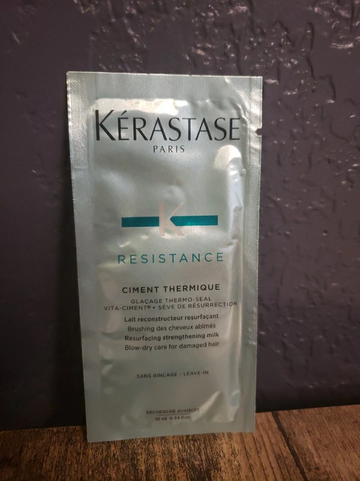 Kerastase Resistance Ciment Thermique 0.34oz/10ml NEW Sample Packet - Image 1 of 1