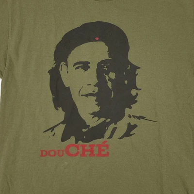 Camiseta Anti Obama Vintage Talla L Grande Che Guevara Ducha Parodia Y2K #T92 Foto 1 de 4