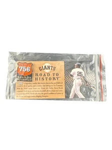 Barry Bonds 756 Home Run Giants Road to History SGA - Imagen 1 de 2