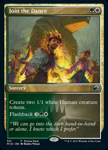 [4x] Join the Dance - Dark Frame Promo Near Mint, English MID Promo MTG Magic - Picture 1 of 1