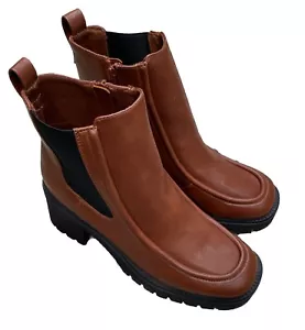 NEW London Underground Women’s Platform Boots Size 10 - Picture 1 of 12