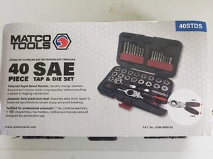 Matco Herramientas 40STDS 40 Piezas SAE Juego de Grifos y Troqueles - Imagen 1 de 7