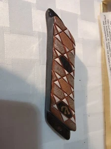 Beatutiful Large Clay Mezuzah Case - Picture 1 of 7