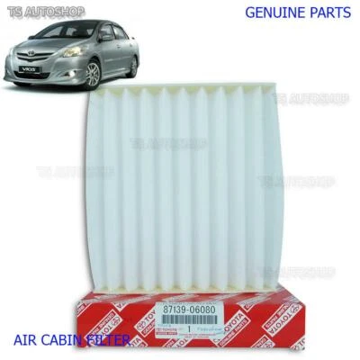 Filtro de aire de cabina 87139-06080 para Toyota Belta Vios Yaris 2007 2013 4 puertas Foto 1 de 4