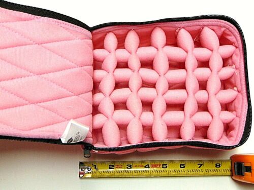 Essential Oil Soft Carry Case Holds 30 Bottles Hot Pink/Light Pink Plant Therapy