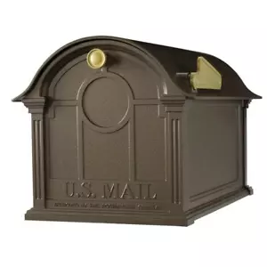 Whitehall Products Mailbox Bronze Cast Aluminum Large Cap. All Weather Coating - Picture 1 of 1
