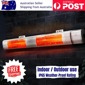 Devanti Electric Infrared Strip Radiant Indoor Outdoor Patio Heater Eco 3000W - Picture 1 of 8