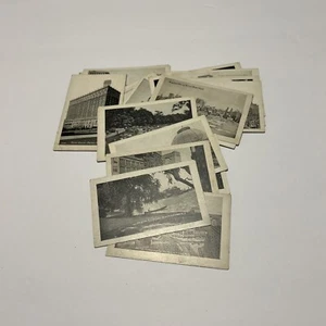 VTG Photograph Place Cards Detroit Michigan Streets Landmarks 3 1/2” x 2 1/8” - Picture 1 of 16