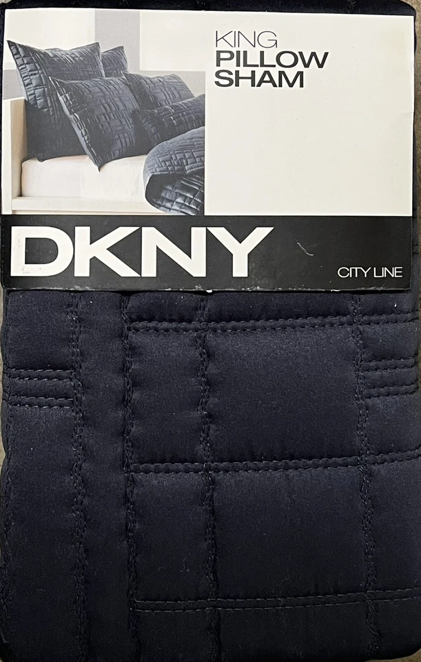 Almohada DKNY City Line Midnight Acolchada King Sham Sham Donna Karan Foto 1 de 1