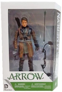 DC COLLECTIBLES ARROW TV SERIES MALCOLM MERLYN SEASON 3 ACTION FIGURE - Picture 1 of 3