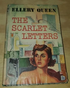 The Scarlet Letters - Ellery Queen (1953) Used/Good Condition - Imagen 1 de 6