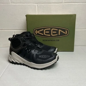 NIB KEEN Mens Zionic MId Waterproof Hiking Boot Size 10 Black/Steel Grey 1028034 - Picture 1 of 7