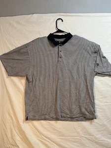 Vintage Nike Tiger Woods Collection Men's Striped Polo Size XL 0049 - Picture 1 of 7