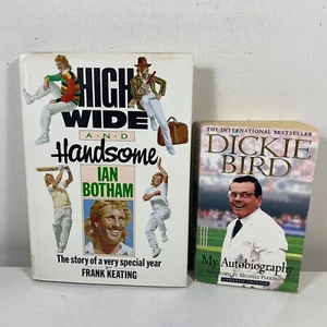 Dickie Bird & High Wide and Handsome Ian Botham Autobiographies - Picture 1 of 10