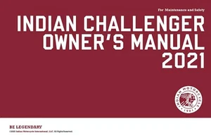 Indian Owners Manual Book 2021 Indian Challenger - Bild 1 von 12