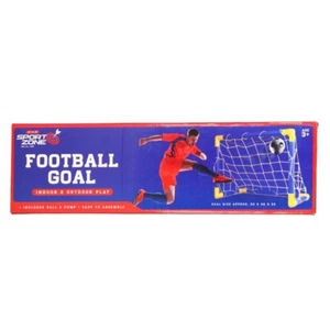 Football Soccer Goal & Ball Indoor Outdoor Garden Sports Zone Play Kids Gift - Picture 1 of 2