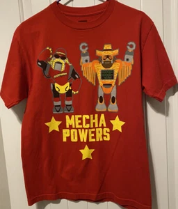 WWE WRESTLEMANIA | HULK HOGAN SAVAGE MECHA POWERS ROBOTS Medium T-SHIRT RED - Picture 1 of 3