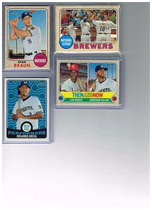 2017 Heritage Baseball Milwaukee Brewers Master Team Set (15) Cards - Picture 1 of 1