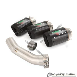 Exhaust Mid Link Pipe Muffler Tip Modified For Duke 390 ADV 390 Svartpilen 401 - Picture 1 of 11