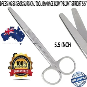 NEW 5.5 INCH Dressing Scissors Surgical Tool Bandage BLUNT/Blunt Straight - Picture 1 of 4