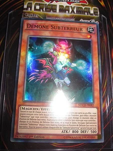 YU-GI-OH! SUPER RARE DEMONS SUBTERREUR MACR-FR082 EDITION 1 NEUF MINT - Picture 1 of 1