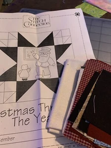 Small Quilt Kit Christmas Throughout The Year September - Picture 1 of 1