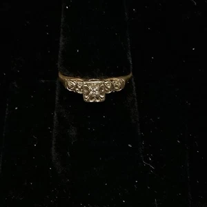 14k Two Toned Gold Engagement Ring #109082-5 MGC - Picture 1 of 4