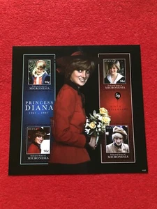 Micronesia: Princess Diana Postage Sheet Set - Picture 1 of 4