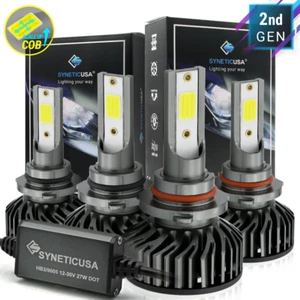 Kit combinado de faros LED Syneticusa 9005 9006 bombillas haz alto bajo - Imagen 1 de 11