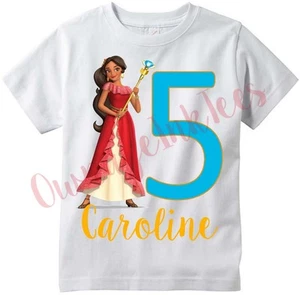 Elena of Avalor PERSONALIZE Custom T-shirt, Youth and Adult sizes Available - Picture 1 of 2