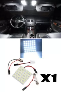 WHITE LED Center DOME MAP INTERIOR LIGHT BULB 36SMD PANEL HID XENON LAMP QTY=1 - Picture 1 of 1