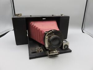 Antique No.3-A  Folding Kodak Brownie Model A + Burgundy Bellows
