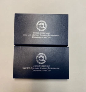 2002 - W - U.S. Military Academy Bicentennial Comm Coin Silver Dollar Proof & UC - Picture 1 of 8