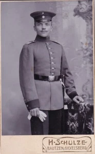 Original WWI CDV Photo GERMAN 103rd (4th ROYAL SAXON) INFANTRY Gickelsberg 63a - Picture 1 of 2