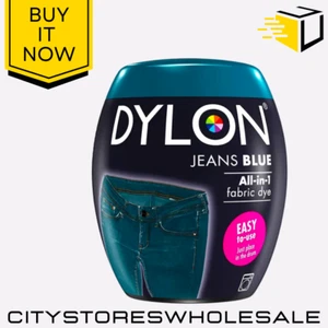 Dylon All In One Fabric Machine Dye Pod Jeans Blue Clothes Washing 350g - Picture 1 of 5