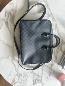 Louis Vuitton Porte Documents Messager Briefcase Damier Graphite No Reserve - Picture 1 of 5
