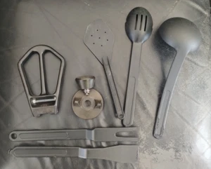 USED | Bessemer knob, handle (no screw) 2 piece tongs set & kitchen tools - Picture 1 of 2