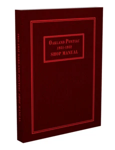 1931-1932 Pontiac and Oakland Shop Manual Repair Service Book - Picture 1 of 2