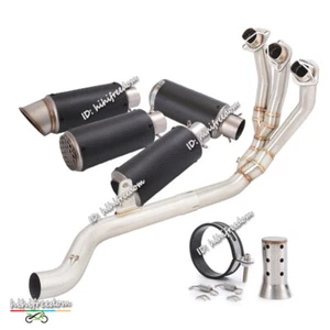 Tubo de cabezal de escape completo 51 mm para Triumph Trident 660 2021-2023 - Imagen 1 de 12