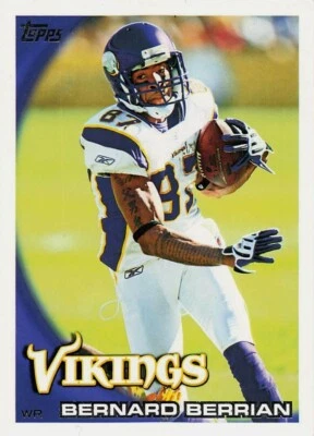 2010 Topps Bernard Berrian #438 - Image 1 of 2