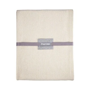 2x1.3m Chambray cream Gold Glittered Lurex Tablecloth 200 x 130 cm - Picture 1 of 2