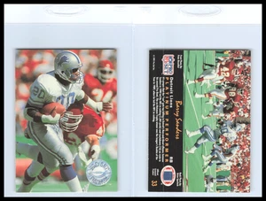 1991 Pro Set Platinum #33 Barry Sanders Detroit Lions - NM/MT - Bild 1 von 1