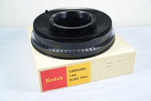Kodak Carousel 140 Slide Tray with Original Box and Indexes - Picture 1 of 3