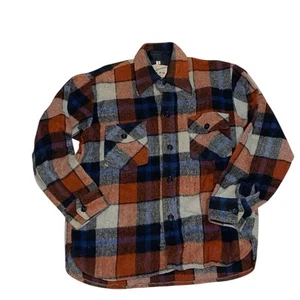 Vintage Briarcliff CPO Made In Australia Wool Button Down Shirt Sz Large 16/18 - Picture 1 of 4