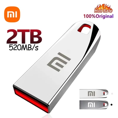 Pen Drive 2TB  Xiaomi  Chiavetta Usb Type-C Usb 3.0 In Metallo Flash Memory File - Immagine 1 di 4