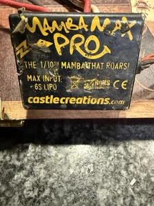 Castle Creations Mamba Max Pro 1/10 Brushless Esc !! Rough!! 6s Lipo ! - Picture 1 of 11