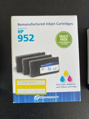 Cyan/Magenta/Yellow 3-Pack Standard Ink Cartridges - Compatible with HP 952 Ink - Image 1 of 3