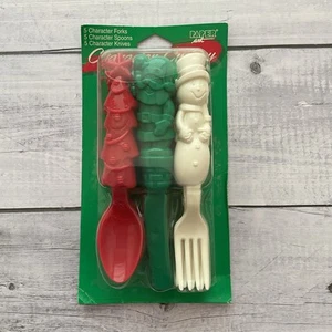 Papierkunst Kunststoff Utensilien Weihnachten Figuren Santa Schneemann Baum 15 Stück Set - Bild 1 von 4